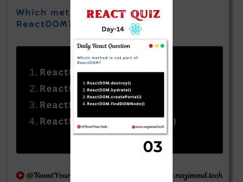React Short 4