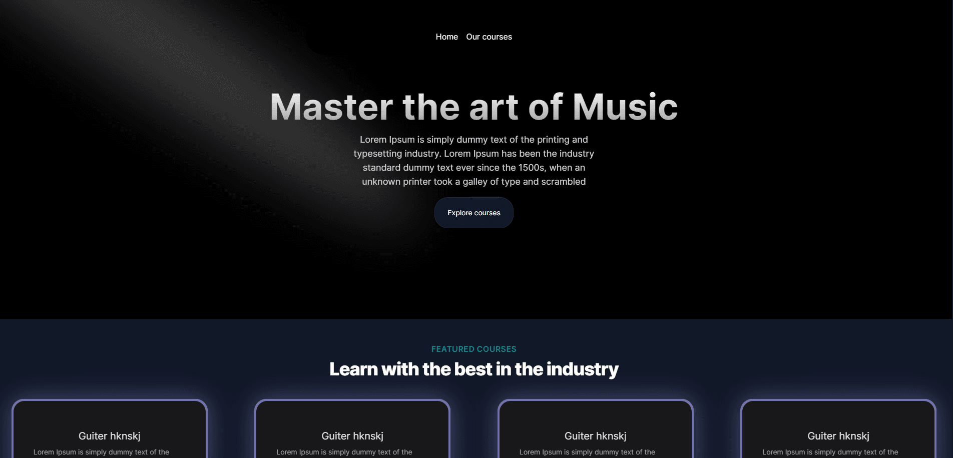 Basic Personal Website