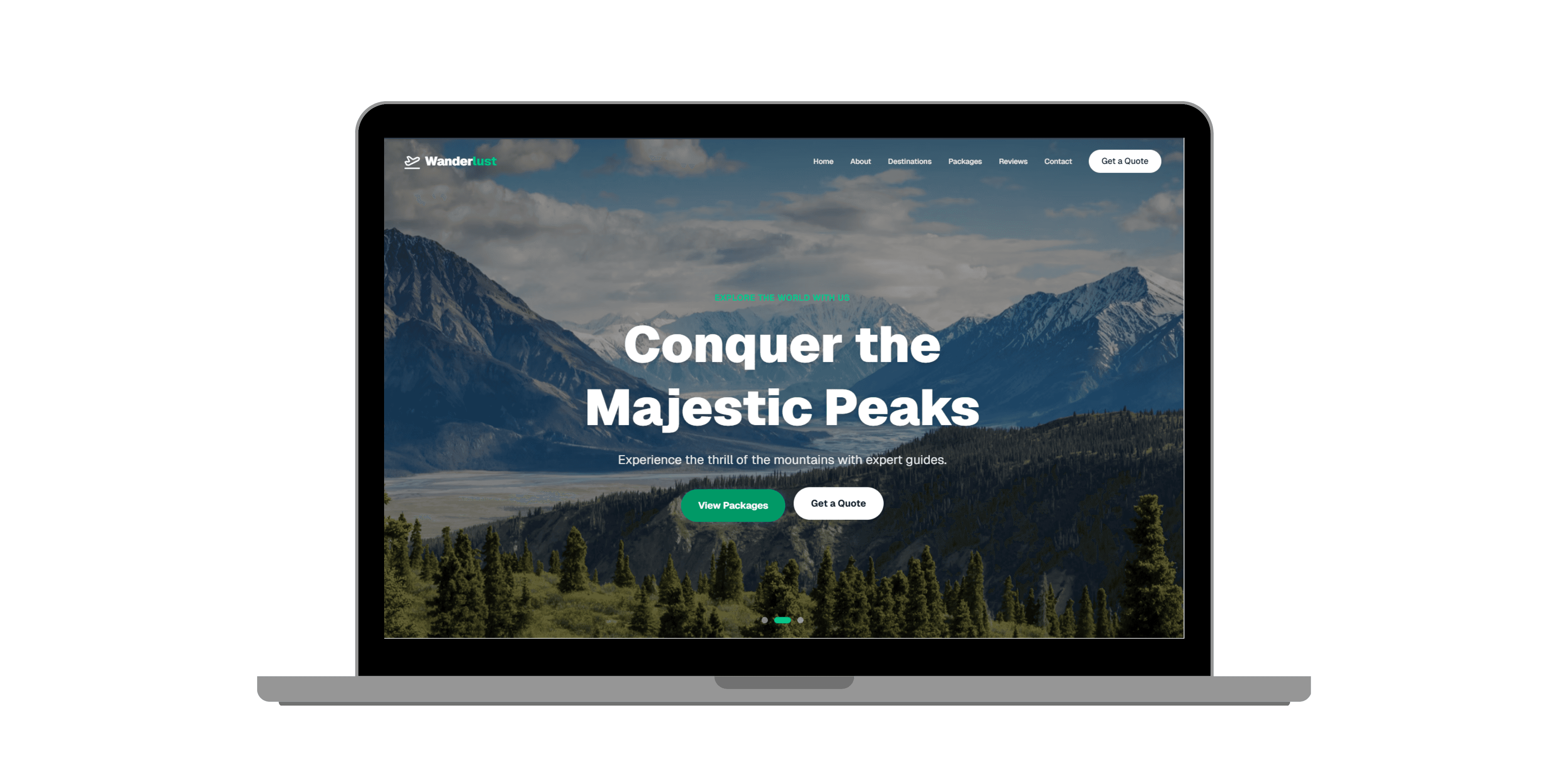 Wanderlust Travel Agency Website