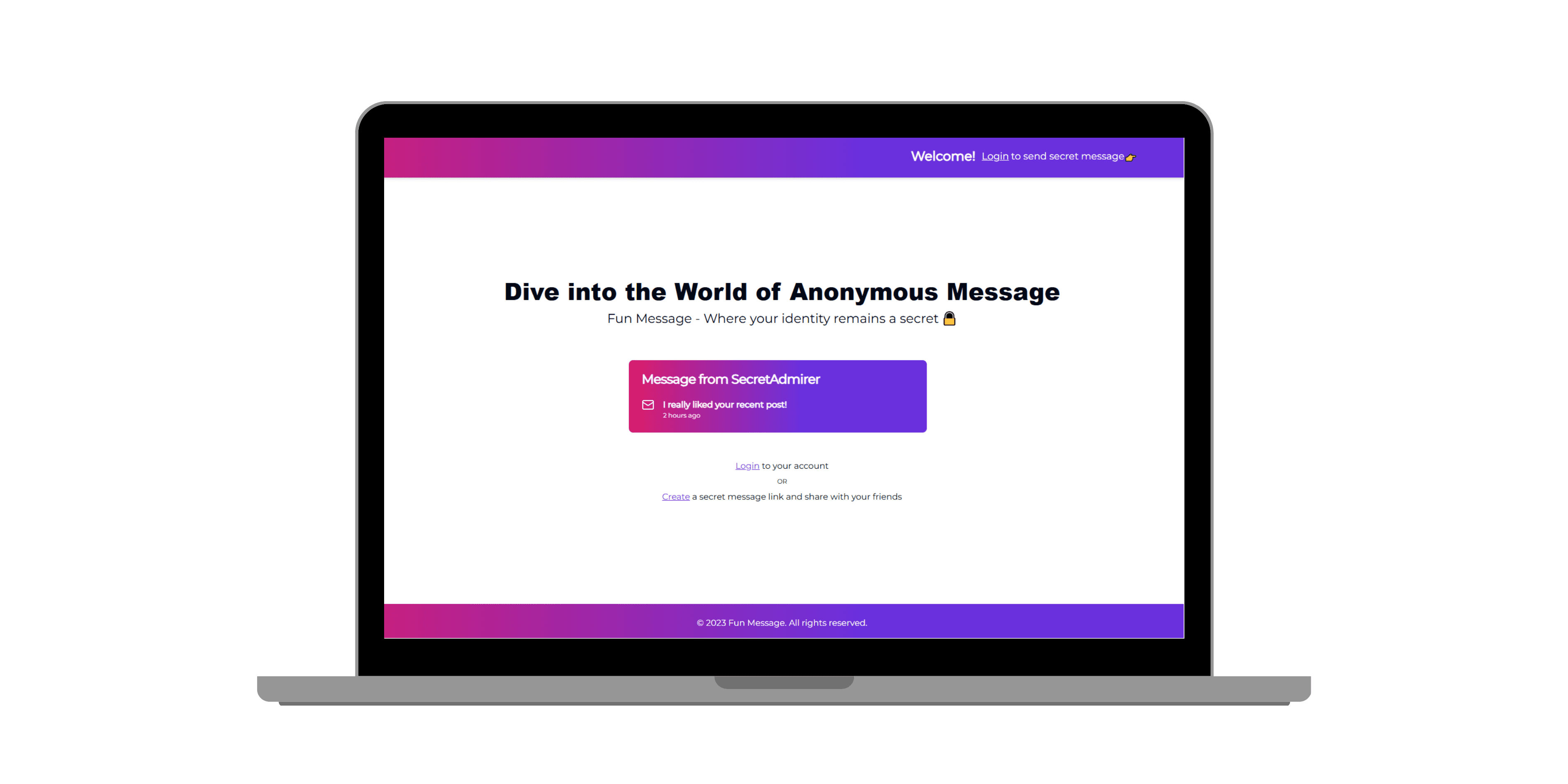 Anonymous Message Board